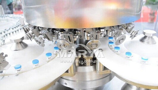 Pharmaceutical Injection Powder Glass Vial Filling Machine Lyophilization Dry Powder