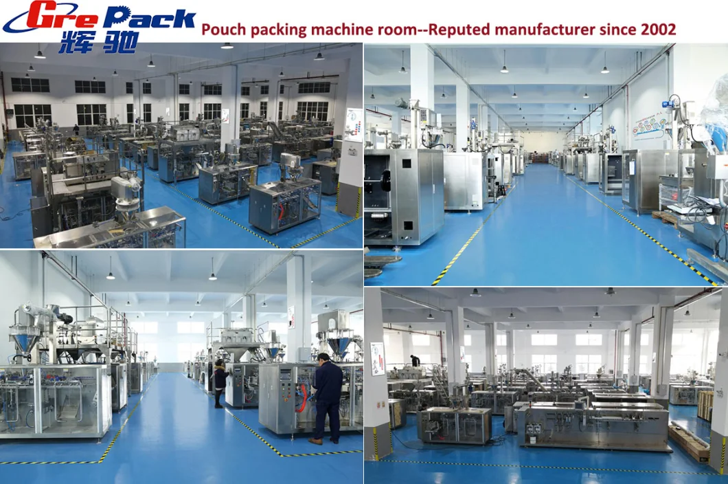 Top Quality Top/Slant/Corner Spout Doypack Stand up Pouch Liquid/ Sauce Form Fill Seal Packing Machine