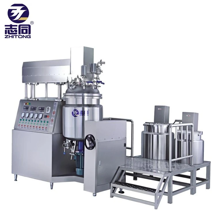 Cosmetic Vacuum Emulsifying Mixer Liquid Cream Body Lotion Lotion Making Mixing Cosmetic Cream Liquid Homogenizer/Emulisifier Shampoo Machine